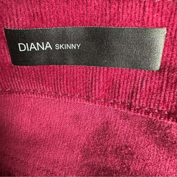 NWT Kut From the Kloth Dark Pink Corduroy Diana Skinny Pants. Size 12 - Picture 10 of 11